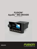 Fusion Apollo MS-SRX400 Owner's manual