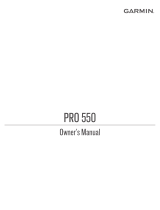 Garmin PRO 550 Owner's manual