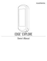 Garmin EDGE EXPLORE Owner's manual