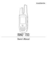 Garmin Rino® 700 Owner's manual