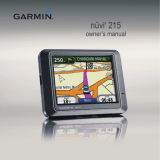 Garmin Nuvi 215 Owner's manual