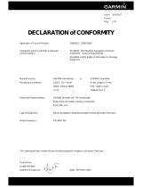 Garmin GPSMAP 550/550s Declaration of conformity