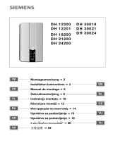 Siemens DH30018/01 User manual