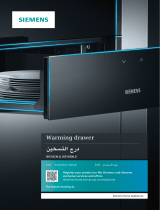 Siemens Warming drawer User manual