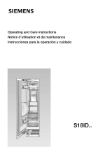 Siemens S18ID80NLP/03 User manual