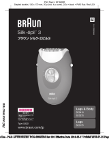 Braun Legs&Body SE3270, SE3410, Legs 3175 User manual