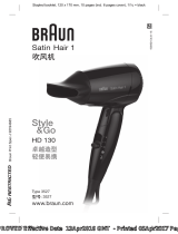 Braun HD 130,  Style&Go,  Satin Hair 1 User manual