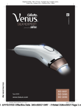 Braun Gillette Venus Silk expert User manual