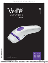 Braun BD 3001, BD 3005, BD 3006, Venus Silk expert 3 User manual