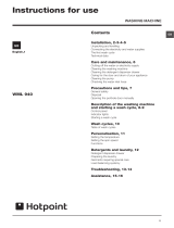 Hotpoint WML 940 P (UK).R User guide