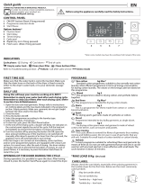 Indesit WFCDM11 Daily Reference Guide