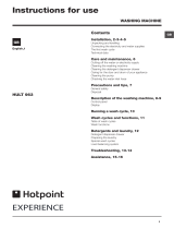 Hotpoint HULT 822P UK User manual