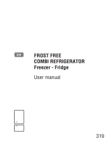 Blomberg Frost Free Combi Refrigerator Freezer Fridge User manual