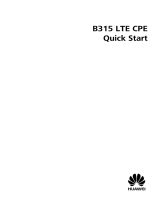 Huawei B315 LTE CPE Owner's manual