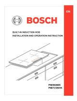 Bosch ELECTRIC COOKTOP Operating instructions