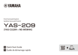 Yamaha YAS-209 Quick start guide