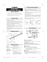 Yamaha APX500II Owner's manual