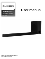Philips Soundbar Speaker [HTL3320] User manual