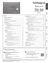 Roland TD-50 Owner's manual