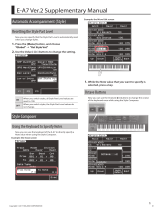 Roland E-A7 User manual