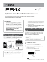 Roland FR-1x (Black) Owner's manual