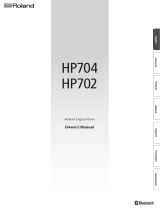 Roland HP704 Owner's manual