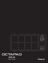 Roland OCTAPAD SPD-30 Versie 2 User manual