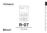 Roland R-07 Owner's manual