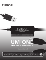 Roland UM-ONE Owner's manual