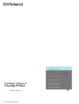 Roland TM-6 Pro Drum Trigger Module Owner's manual