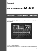 Roland M-480 Owner's manual