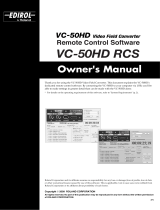 Roland VC-50HD User manual