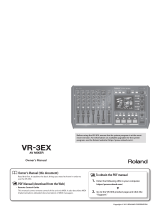 Roland VR-3EX Owner's manual