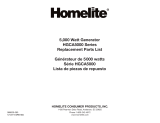 Homelite hgca5000 Owner's manual
