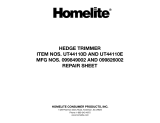 Homelite UT44110E Owner's manual