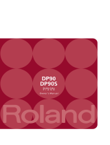 Roland DP-90 (Medium Cherry) User manual