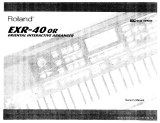 Roland EXR-46 OR Owner's manual