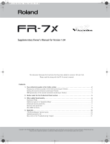 Roland FR-7xb Owner's manual