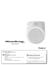 Roland HPD-20 User manual