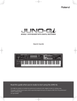 Roland JUNO-Gi Owner's manual