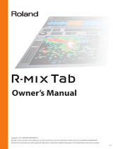 Roland R-MIX Tab Owner's manual