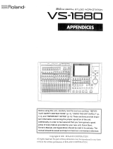 Roland VS-1680 Owner's manual