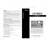 Roland VS-1824CD User manual