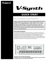 Roland V-Synth Owner's manual