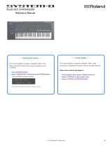 Roland SYSTEM-8 User manual