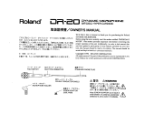 Roland DR-20 Owner's manual