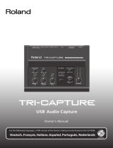 Roland TRI-Capture Owner's manual