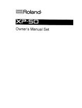 Roland XP-50 Owner's manual
