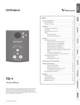 Roland TD-1DMK Owner's manual