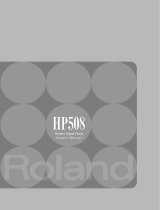 Roland HP508 Owner's manual